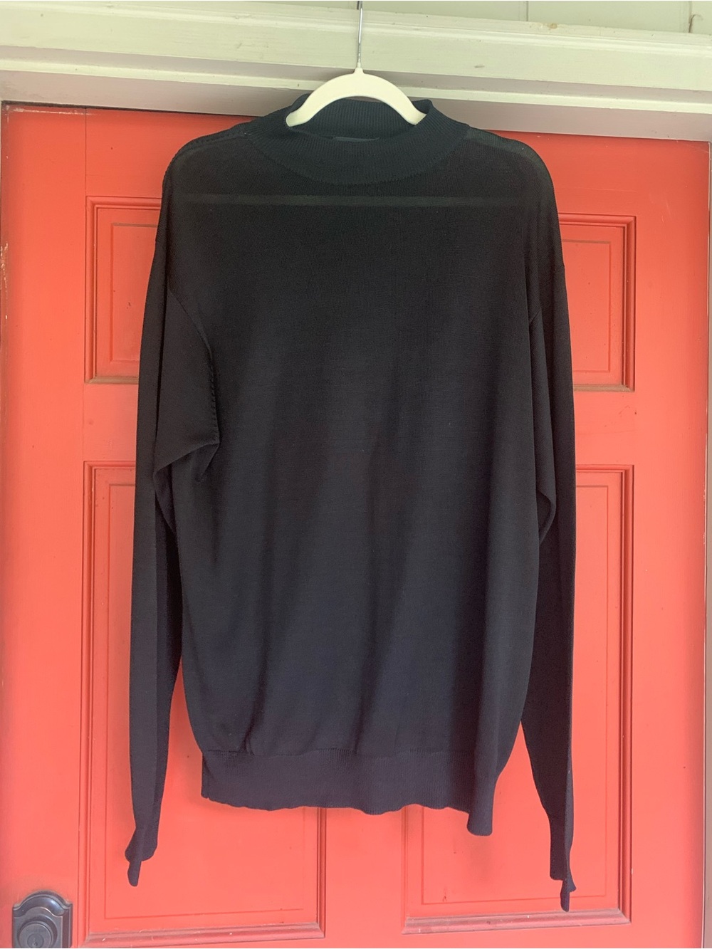 Vintage Kevoman 100% Silk Lightweight Black Crewneck Sweater